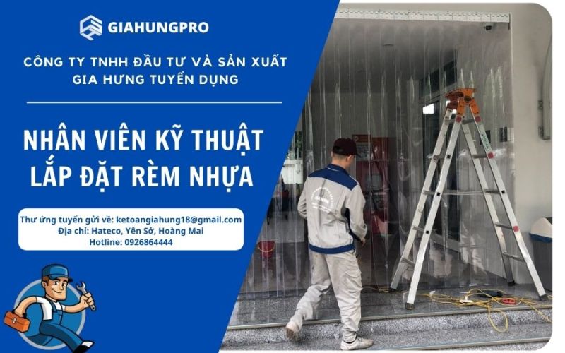 Tuyển dụng nhân viên kỹ thuật lắp đặt Tuyển dụng nhân viên kỹ thuật lắp đặt