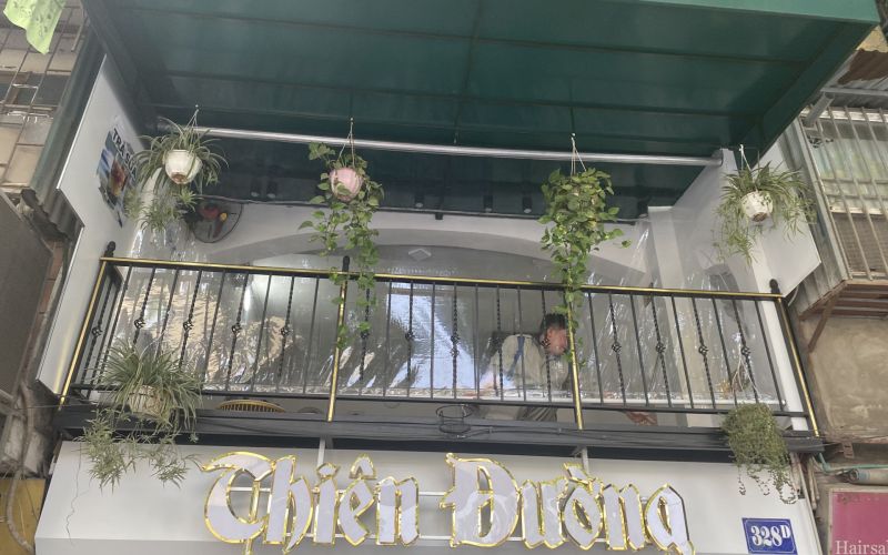 Công trình thi công rèm cuốn nhựa ngăn lạnh tại Cửa hàng trà sữa Công trình thi công rèm cuốn nhựa ngăn lạnh tại Cửa hàng trà sữa