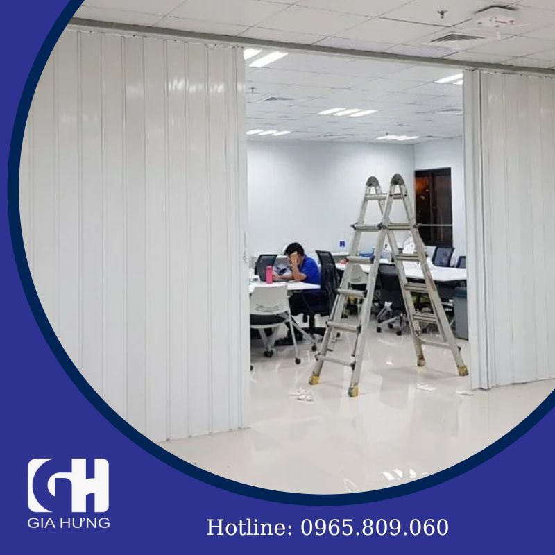 Vách ngăn nhựa xếp