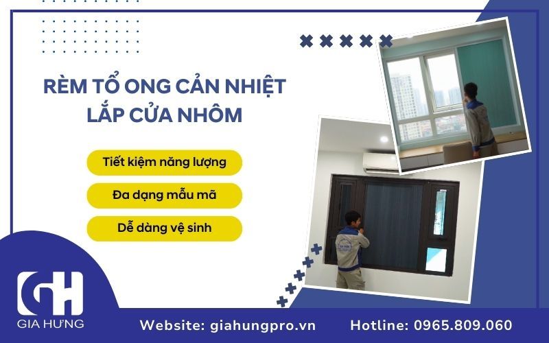 Mẫu Rèm Tổ Ong Cản Nhiệt Lắp Cửa Nhôm Kính Hiện Đại Nhất 2024 Mẫu Rèm Tổ Ong Cản Nhiệt Lắp Cửa Nhôm Kính Hiện Đại Nhất 2024