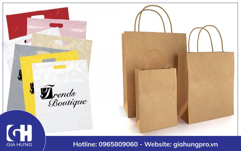 Nên sử dụng túi giấy hay túi nilon? Nên sử dụng túi giấy hay túi nilon?