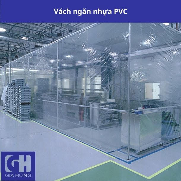 Vách ngăn nhựa PVC trong suốt