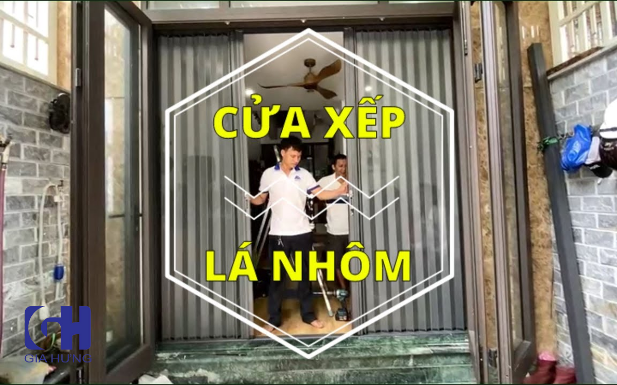 cửa xếp lá nhôm